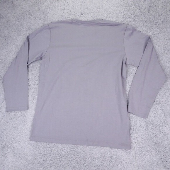 Threyda Shirt Mens Large Gray Pullover Lightweight Geometric Logo Mandala 2723 - Picture 5 of 8